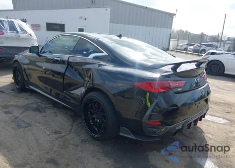 2017 Infiniti Q60 3.0T Red Sport 400 from USA, damaged, VIN JN1FV7EL5HM700675